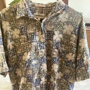 Compia Moda Tropical Print Men's Casual Shirt